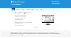 Desktop Screenshot of chequeprinting.co.in